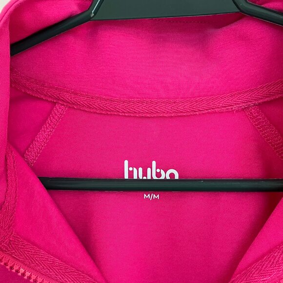 Hyba Women's Activewear Short Zip Up Sweater 3/4 Sleeve Size M - Picture 5 of 6